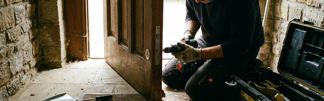 Instalación de escudos de seguridad en Móstoles